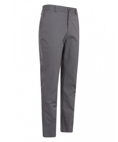 Adventure Mens Water Resistant Chino Pants Charcoal $25.49 Pants