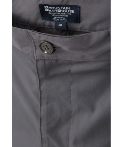 Adventure Mens Water Resistant Chino Pants Charcoal $25.49 Pants