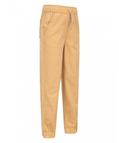 Kids Organic Pull On Pants Beige $13.24 Pants