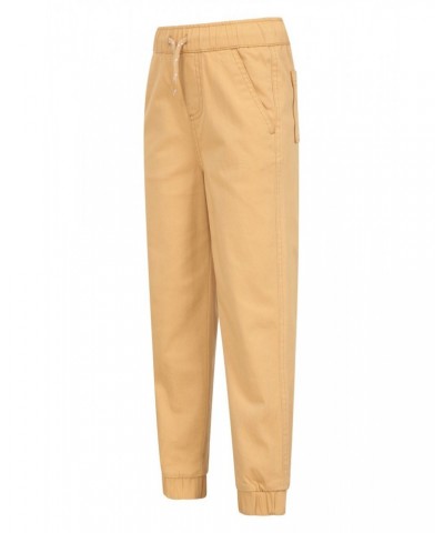 Kids Organic Pull On Pants Beige $13.24 Pants