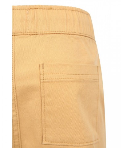 Kids Organic Pull On Pants Beige $13.24 Pants