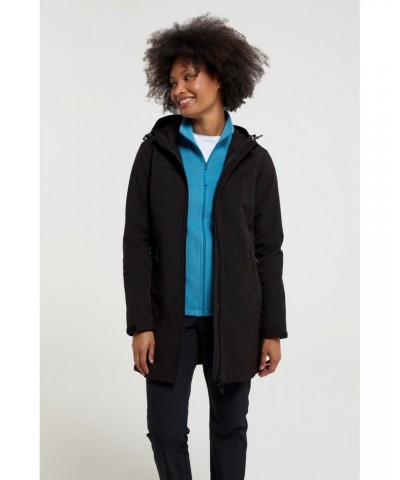 Exodus Womens Longline Water Resistant Softshell Black $28.61 Jackets