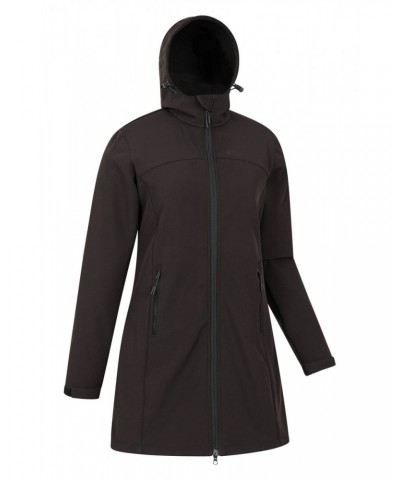 Exodus Womens Longline Water Resistant Softshell Black $28.61 Jackets