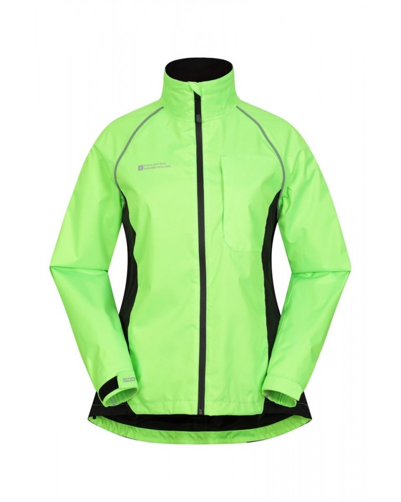 Adrenaline II Womens Waterproof Iso-Viz Jacket Lime $37.79 Active