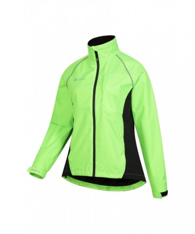 Adrenaline II Womens Waterproof Iso-Viz Jacket Lime $37.79 Active