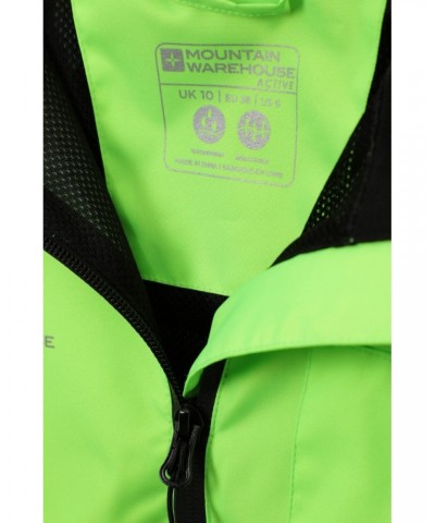 Adrenaline II Womens Waterproof Iso-Viz Jacket Lime $37.79 Active