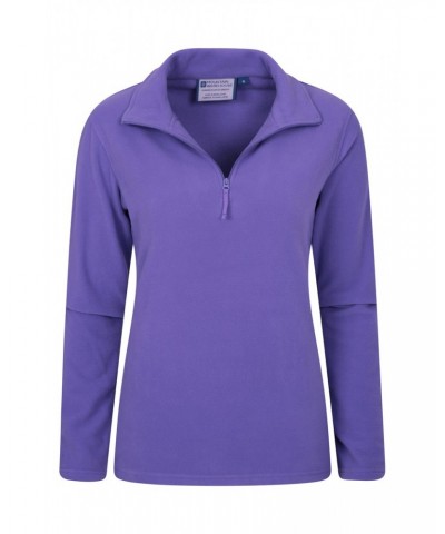 Camber Womens Half-Zip Fleece Lilac $14.24 Fleece