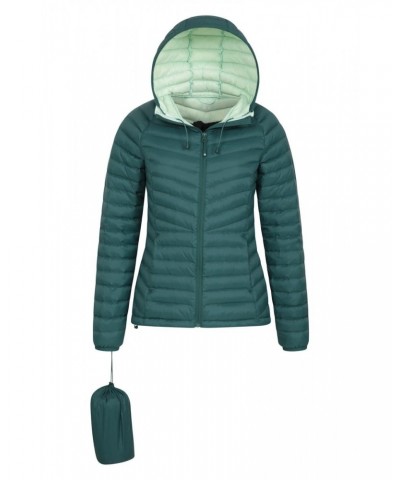 Skyline Extreme Womens Hydrophobic Down Jacket Dark Green $36.00 Jackets