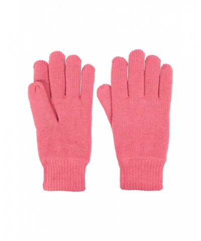 Thinsulate Womens Knitted Gloves Pink $14.24 Accessories