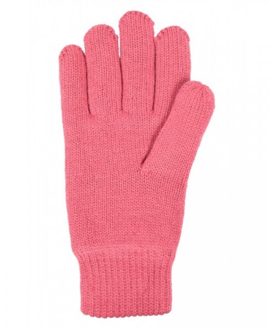 Thinsulate Womens Knitted Gloves Pink $14.24 Accessories