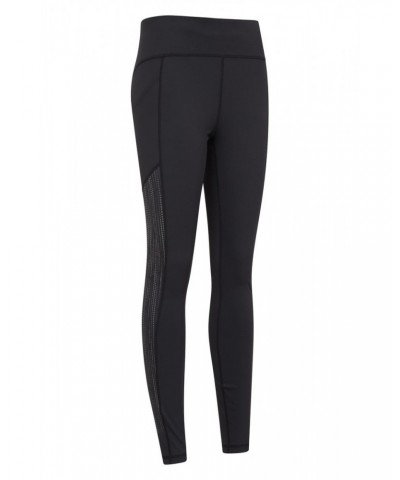 Time Trial II Womens Running Leggings Black $19.00 Active