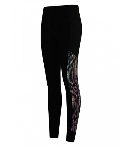 Time Trial II Womens Running Leggings Black $19.00 Active