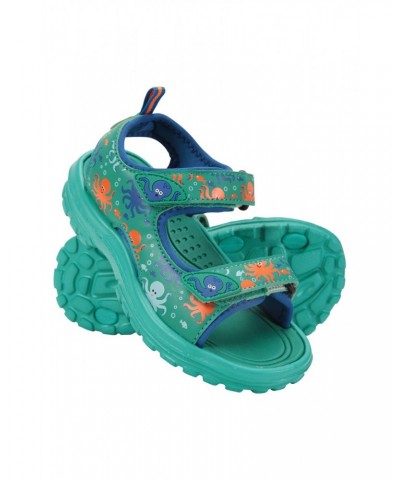 Sand Kids Sandals Green $11.95 Swimwear