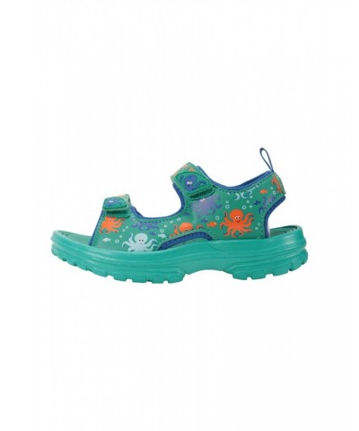 Sand Kids Sandals Green $11.95 Swimwear