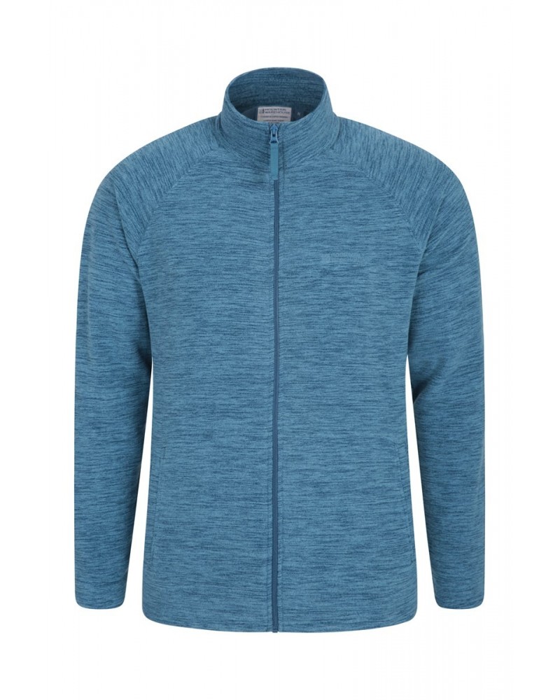 Snowdon Mens Full Zip Fleece Petrol $15.54 Fleece