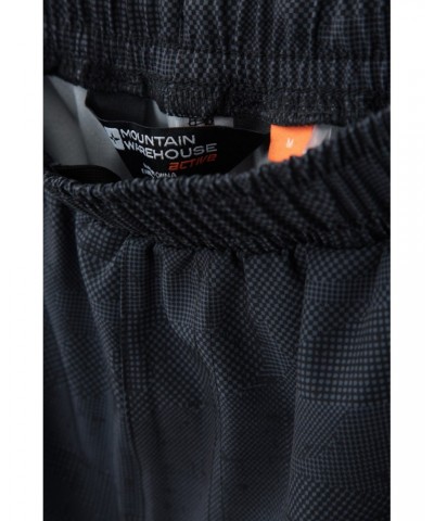 Hurdle Printed Mens Running Shorts Black Camo $13.99 Active