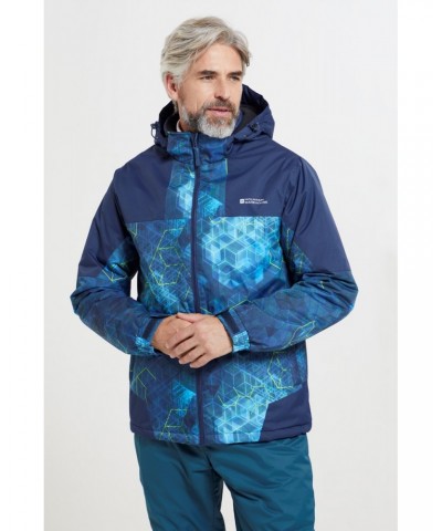 Shadow II Mens Printed Ski Jacket Navy $35.74 Jackets