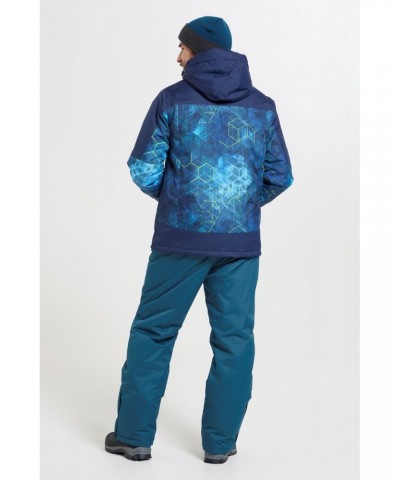 Shadow II Mens Printed Ski Jacket Navy $35.74 Jackets