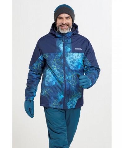 Shadow II Mens Printed Ski Jacket Navy $35.74 Jackets