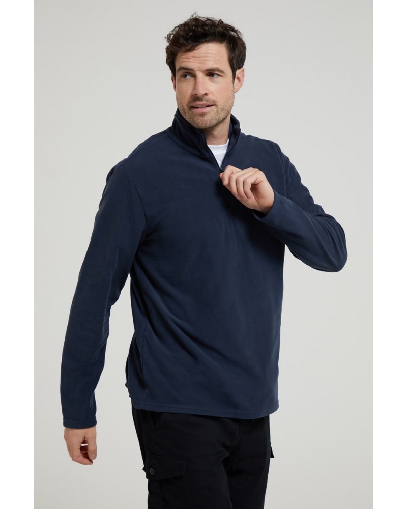 Camber II Mens Half-Zip Fleece Navy $15.38 Fleece