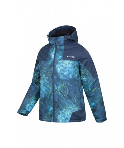 Shadow II Mens Printed Ski Jacket Navy $35.74 Jackets