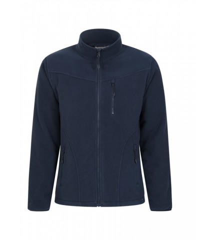 Expedition Mens Windproof Fleece Jacket Navy $17.60 Fleece