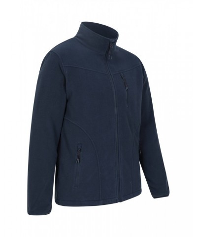 Expedition Mens Windproof Fleece Jacket Navy $17.60 Fleece