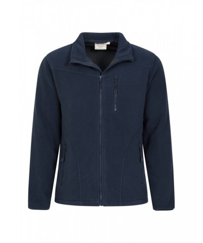 Expedition Mens Windproof Fleece Jacket Navy $17.60 Fleece