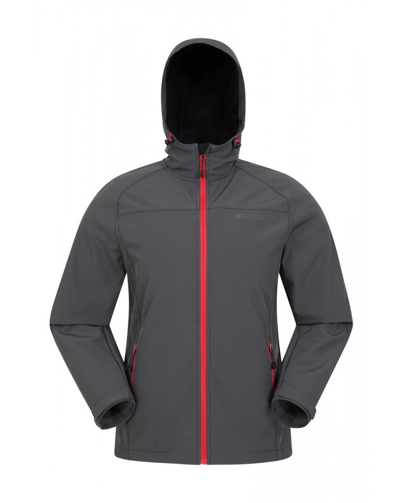 Exodus Mens Showerproof Softshell Dark Grey $32.44 Jackets