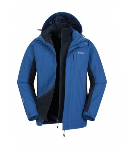 Thunderstorm Mens 3 in 1 Waterproof Jacket Cobalt $37.40 Jackets