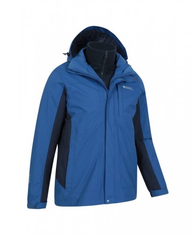 Thunderstorm Mens 3 in 1 Waterproof Jacket Cobalt $37.40 Jackets