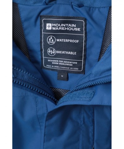 Thunderstorm Mens 3 in 1 Waterproof Jacket Cobalt $37.40 Jackets