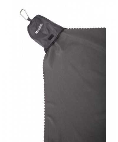 Clip Travel Towel - 70 x 50cm Dark Grey $10.59 Travel Accessories