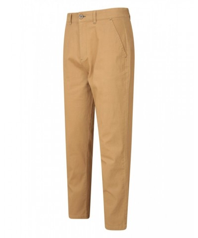 Woods Mens Organic Cotton Chino Pants Tan $16.82 Pants