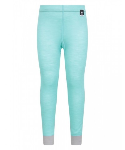 Merino Kids Base Layer Pants Mint $12.74 Base Layers