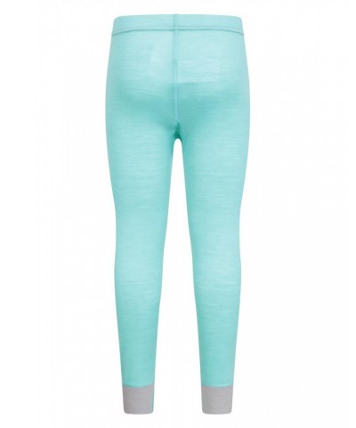 Merino Kids Base Layer Pants Mint $12.74 Base Layers