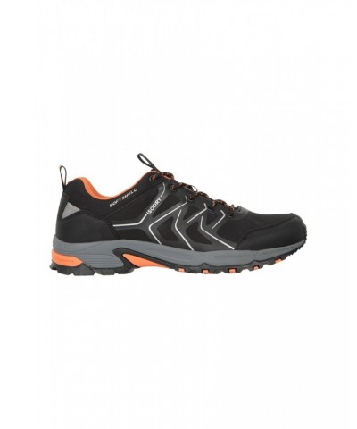 Shadow Mens Waterproof Softshell Hiking Shoes Black $32.90 Footwear