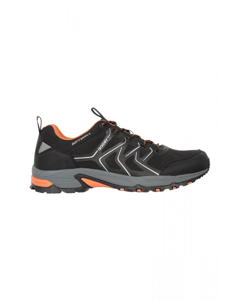 Shadow Mens Waterproof Softshell Hiking Shoes Black $32.90 Footwear