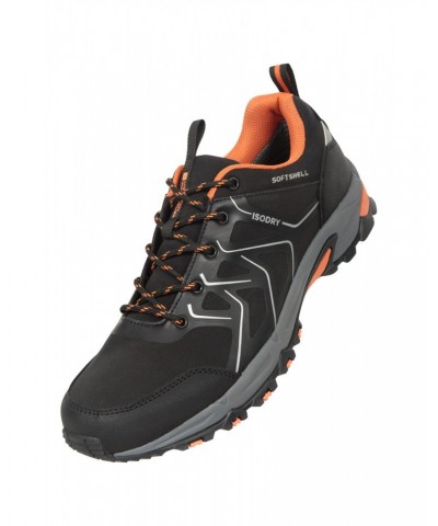 Shadow Mens Waterproof Softshell Hiking Shoes Black $32.90 Footwear