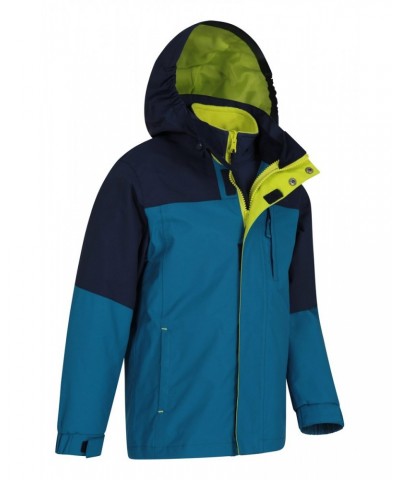 Climb Kids 3-in-1 Waterproof Jacket Blue $44.79 Jackets