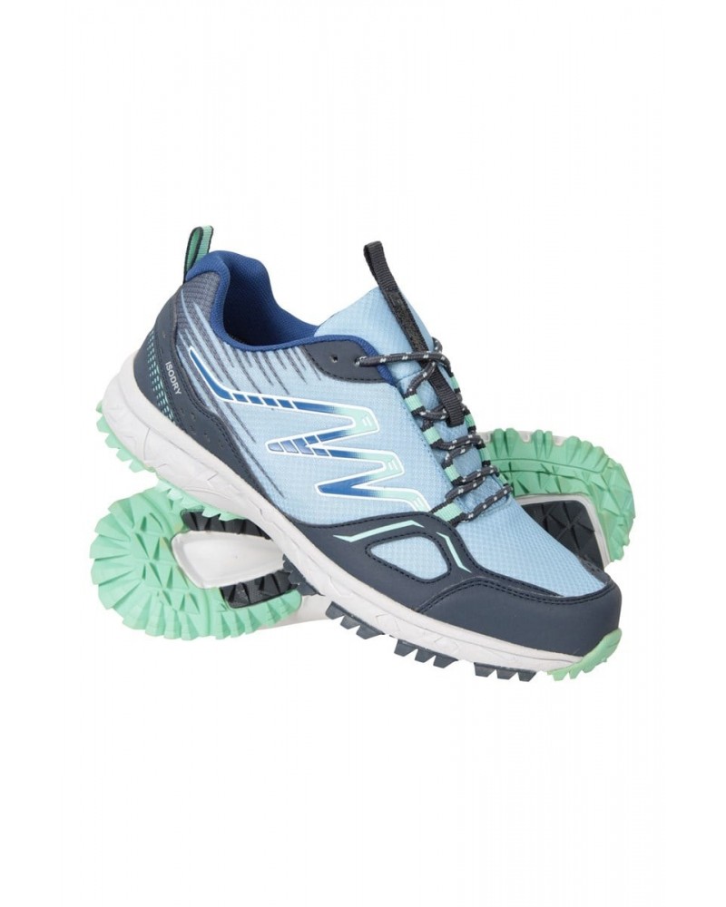 Lakeside Womens Waterproof Trail Running Shoes Green $28.60 Active