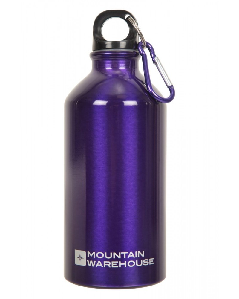 0.5L Metallic Finish Bottle with Karabiner Purple $7.00 Accessories