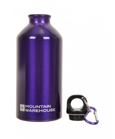 0.5L Metallic Finish Bottle with Karabiner Purple $7.00 Accessories