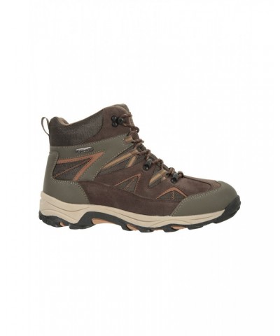 Rapid Mens Waterproof Hiking Boots Brown $29.25 Footwear