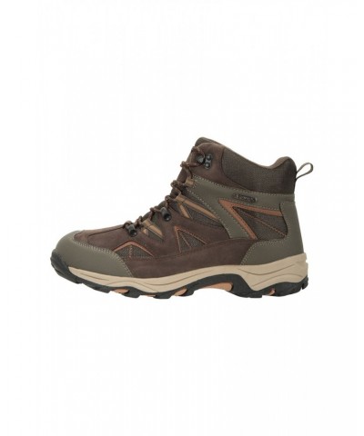 Rapid Mens Waterproof Hiking Boots Brown $29.25 Footwear