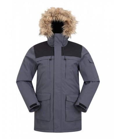 Crux Mens Waterproof Parka Jacket Black $44.65 Jackets