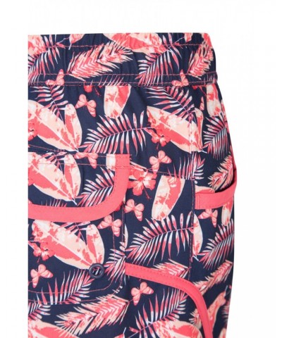 Patterned Kids Boardshorts Navy $11.01 Pants