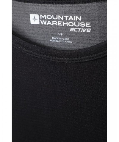 Track Womens Anti Chafe Active T-Shirt Black $12.41 Active