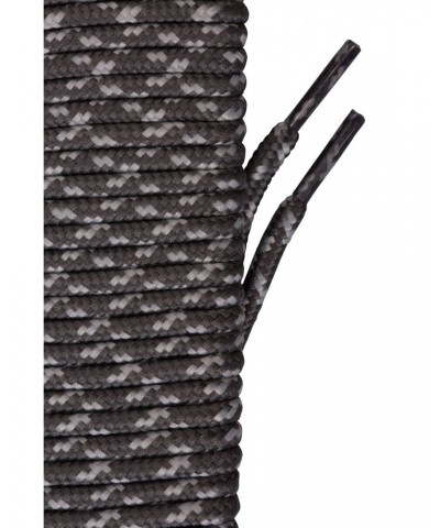 Round Textured Boot Laces - 150cm Grey $6.59 Footwear