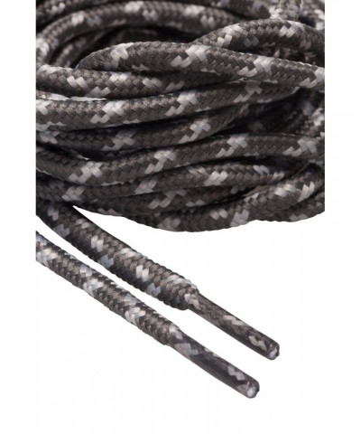 Round Textured Boot Laces - 150cm Grey $6.59 Footwear